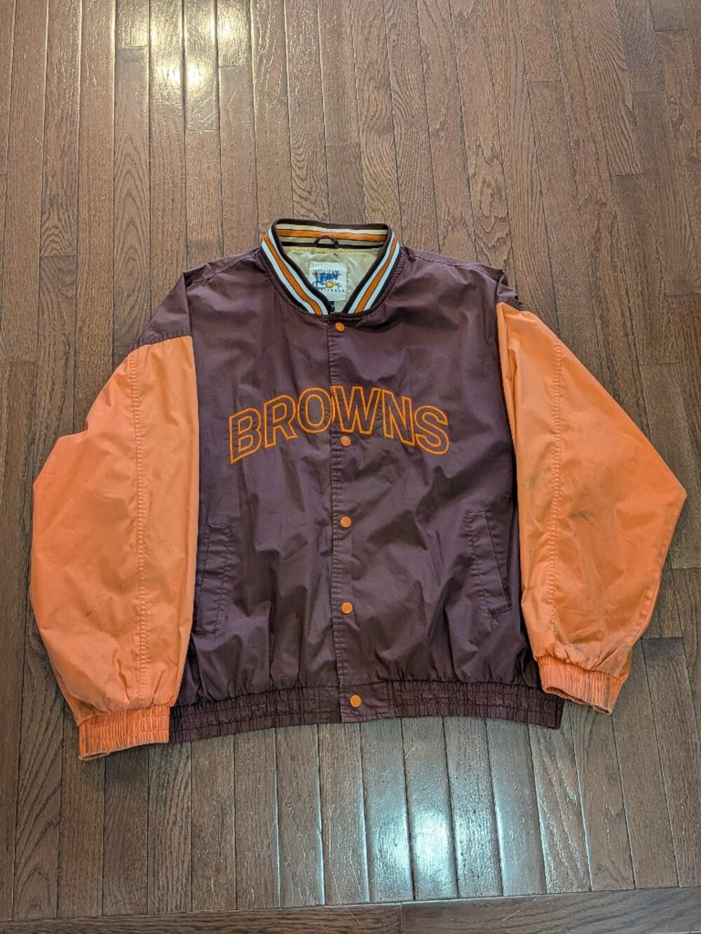 90's Cleveland Browns Official Fan Sportswear Jacket - Size XXL